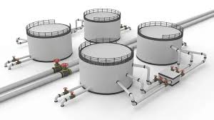 Mechanical engineering — aerial view of industrial plant
